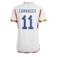 Belgicko Yannick Carrasco #11 Vonkajší futbalový dres MS 2022 Krátky Rukáv